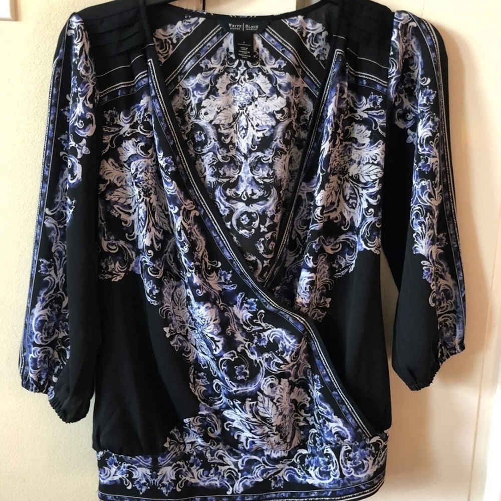 White House Black Market Boho blouse